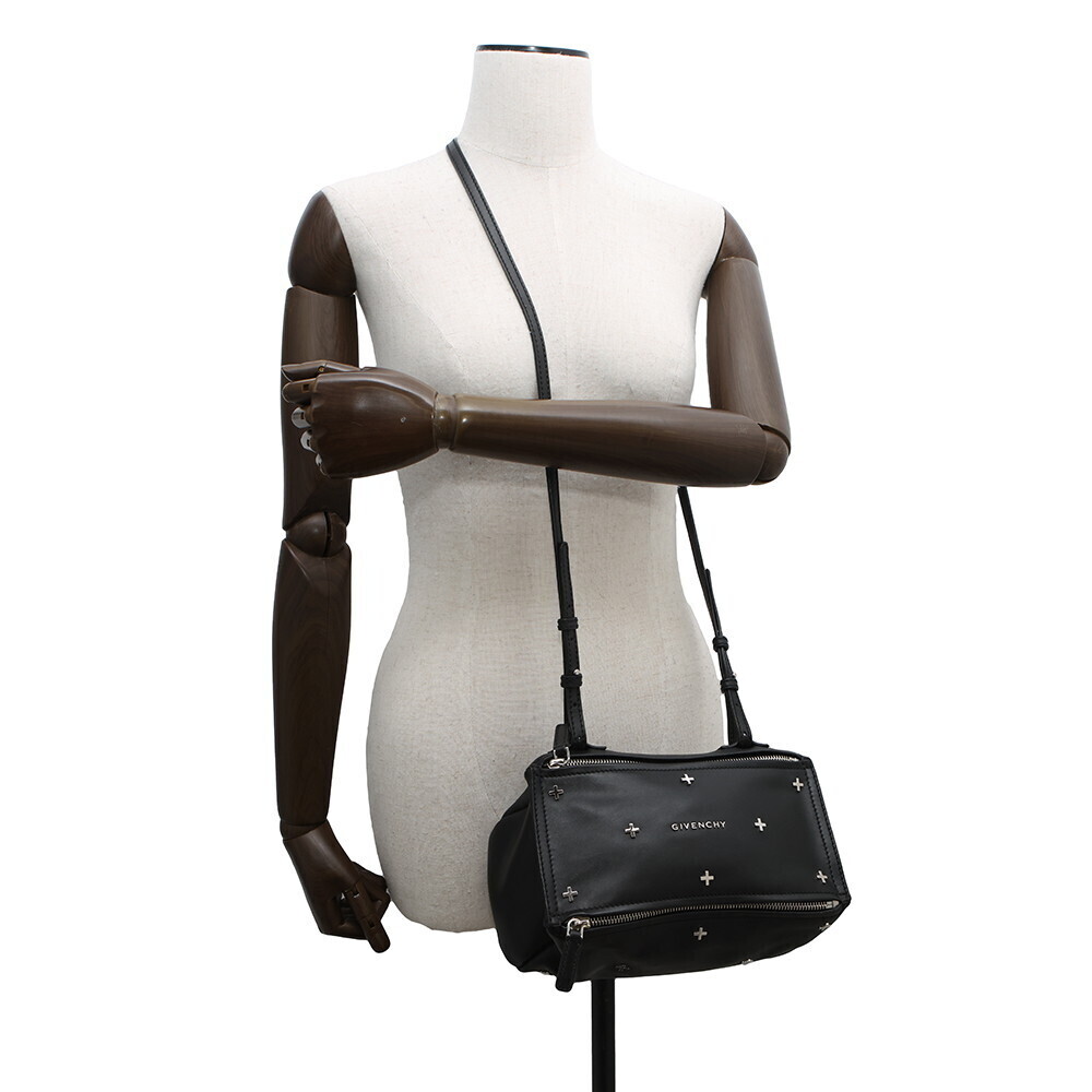 Givenchy Pandora Leather Shoulder Bag Black - Picture 4 of 11